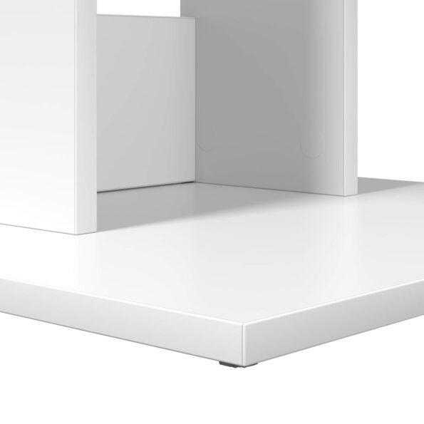 vidaXL Bočný stôl Biela 45 x 40 x 62,5 cm Kompozitné drevo – Obrázok 8
