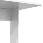 vidaXL Bočný stôl Biela 45 x 40 x 62,5 cm Kompozitné drevo – Obrázok 9