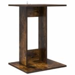 vidaXL Bočný stôl Dymová dub 45 x 40 x 62,5 cm Kompozitné drevo – Obrázok 2