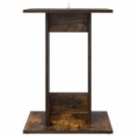 vidaXL Bočný stôl Dymová dub 45 x 40 x 62,5 cm Kompozitné drevo – Obrázok 5