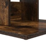 vidaXL Bočný stôl Dymová dub 45 x 40 x 62,5 cm Kompozitné drevo – Obrázok 8