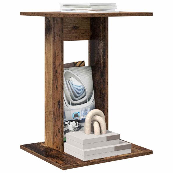 vidaXL Bočný stôl Staré drevo 45 x 40 x 62,5 cm Kompozitné drevo – Obrázok 3