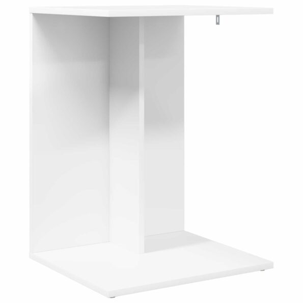 vidaXL Bočný stôl Biela 45 x 40 x 62,5 cm Kompozitné drevo – Obrázok 2