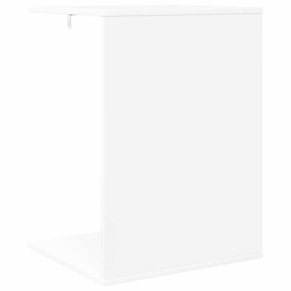 vidaXL Bočný stôl Biela 45 x 40 x 62,5 cm Kompozitné drevo – Obrázok 7