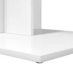 vidaXL Bočný stôl Biela 45 x 40 x 62,5 cm Kompozitné drevo – Obrázok 8