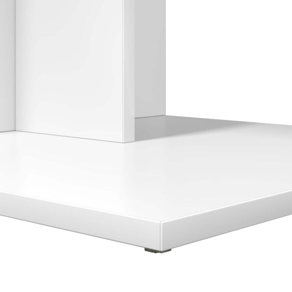 vidaXL Bočný stôl Biela 45 x 40 x 62,5 cm Kompozitné drevo – Obrázok 8