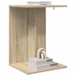 vidaXL Bočný stôl Sonoma dub 45 x 40 x 62,5 cm Kompozitné drevo – Obrázok 3