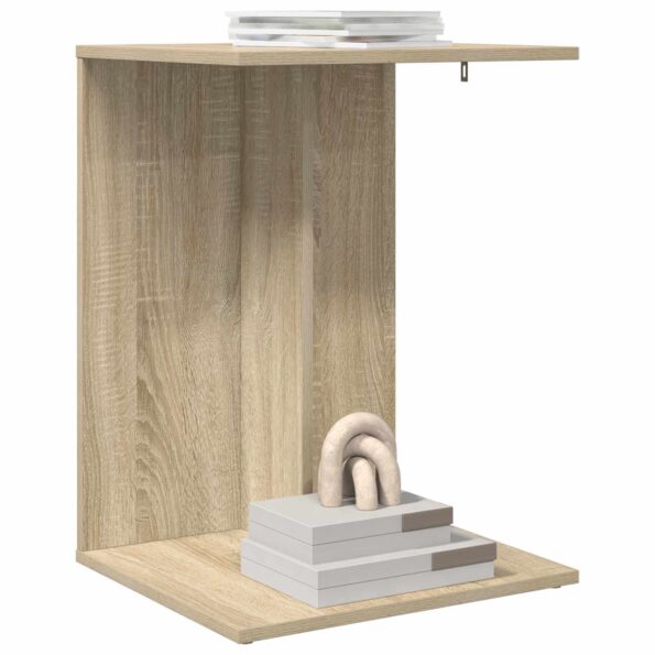 vidaXL Bočný stôl Sonoma dub 45 x 40 x 62,5 cm Kompozitné drevo – Obrázok 3