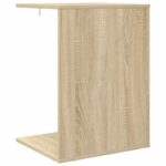 vidaXL Bočný stôl Sonoma dub 45 x 40 x 62,5 cm Kompozitné drevo – Obrázok 7