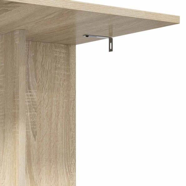 vidaXL Bočný stôl Sonoma dub 45 x 40 x 62,5 cm Kompozitné drevo – Obrázok 9