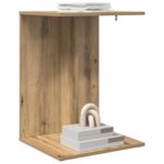 vidaXL Bočný stôl Remeselný dub 45 x 40 x 62,5 cm Kompozitné drevo – Obrázok 3