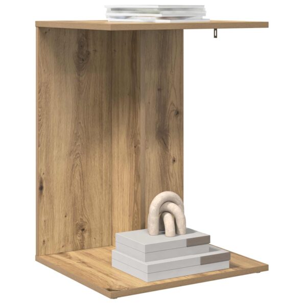 vidaXL Bočný stôl Remeselný dub 45 x 40 x 62,5 cm Kompozitné drevo – Obrázok 3