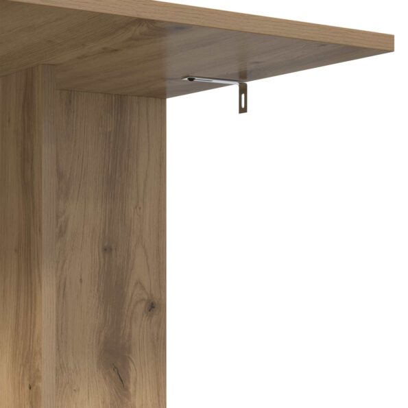 vidaXL Bočný stôl Remeselný dub 45 x 40 x 62,5 cm Kompozitné drevo – Obrázok 9