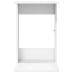 vidaXL Bočný stôl Biela 40 x 38 x 62,5 cm Kompozitné drevo – Obrázok 5