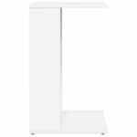vidaXL Bočný stôl Biela 40 x 38 x 62,5 cm Kompozitné drevo – Obrázok 6