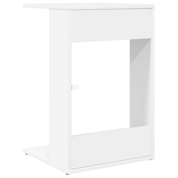 vidaXL Bočný stôl Biela 40 x 38 x 62,5 cm Kompozitné drevo – Obrázok 7