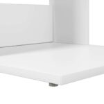 vidaXL Bočný stôl Biela 40 x 38 x 62,5 cm Kompozitné drevo – Obrázok 8