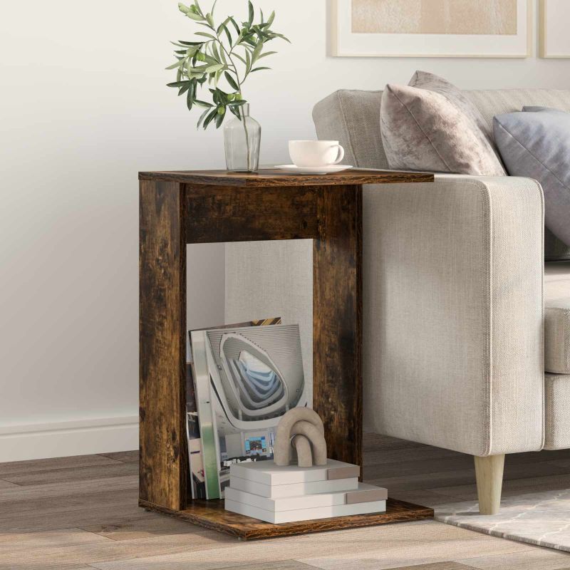 8000368_1.jpg vidaXL Bočný stôl Dymová dub 40 x 38 x 62,5 cm Kompozitné drevo – Obrázok 1