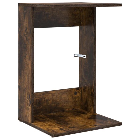 vidaXL Bočný stôl Dymová dub 40 x 38 x 62,5 cm Kompozitné drevo – Obrázok 2