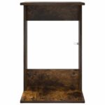 vidaXL Bočný stôl Dymová dub 40 x 38 x 62,5 cm Kompozitné drevo – Obrázok 5