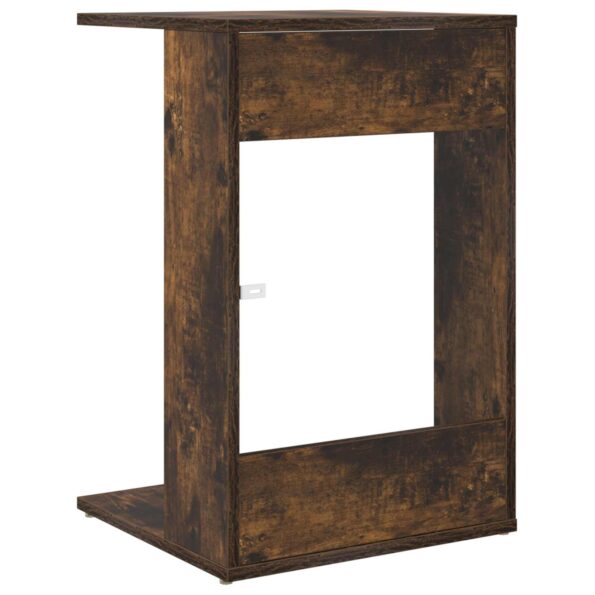 vidaXL Bočný stôl Dymová dub 40 x 38 x 62,5 cm Kompozitné drevo – Obrázok 7
