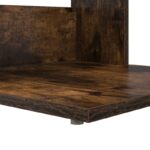 vidaXL Bočný stôl Dymová dub 40 x 38 x 62,5 cm Kompozitné drevo – Obrázok 8