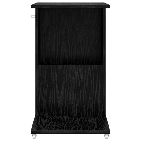 vidaXL Bočný stôl Čierny dub 40 x 35 x 60 cm Kompozitné drevo – Obrázok 5