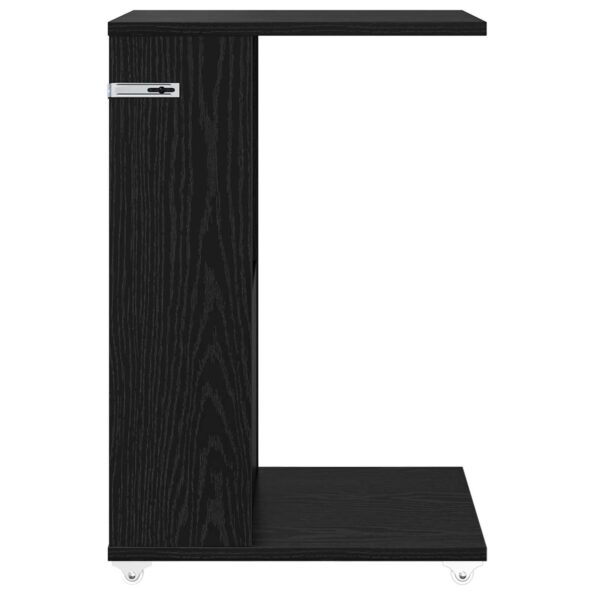 vidaXL Bočný stôl Čierny dub 40 x 35 x 60 cm Kompozitné drevo – Obrázok 6