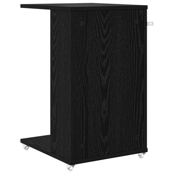 vidaXL Bočný stôl Čierny dub 40 x 35 x 60 cm Kompozitné drevo – Obrázok 7