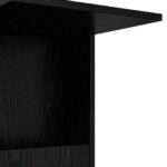 vidaXL Bočný stôl Čierny dub 40 x 35 x 60 cm Kompozitné drevo – Obrázok 9