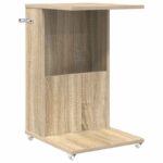 vidaXL Bočný stôl Sonoma dub 40 x 35 x 60 cm Kompozitné drevo – Obrázok 2