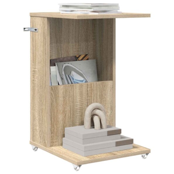 vidaXL Bočný stôl Sonoma dub 40 x 35 x 60 cm Kompozitné drevo – Obrázok 3