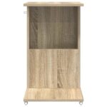 vidaXL Bočný stôl Sonoma dub 40 x 35 x 60 cm Kompozitné drevo – Obrázok 5