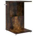 vidaXL Bočný stôl Dymová dub 40 x 35 x 60 cm Kompozitné drevo – Obrázok 2