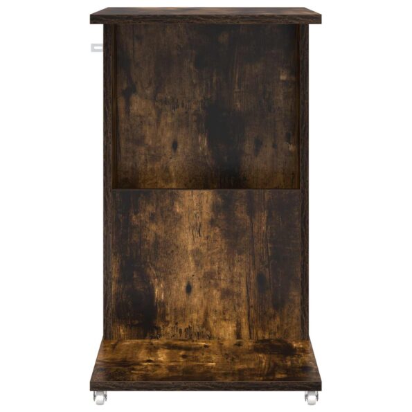 vidaXL Bočný stôl Dymová dub 40 x 35 x 60 cm Kompozitné drevo – Obrázok 5