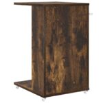 vidaXL Bočný stôl Dymová dub 40 x 35 x 60 cm Kompozitné drevo – Obrázok 7