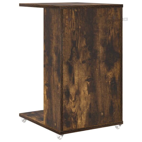 vidaXL Bočný stôl Dymová dub 40 x 35 x 60 cm Kompozitné drevo – Obrázok 7