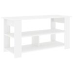 vidaXL Stojan na televízor Biela 100 x 40 x 50 cm – Obrázok 2