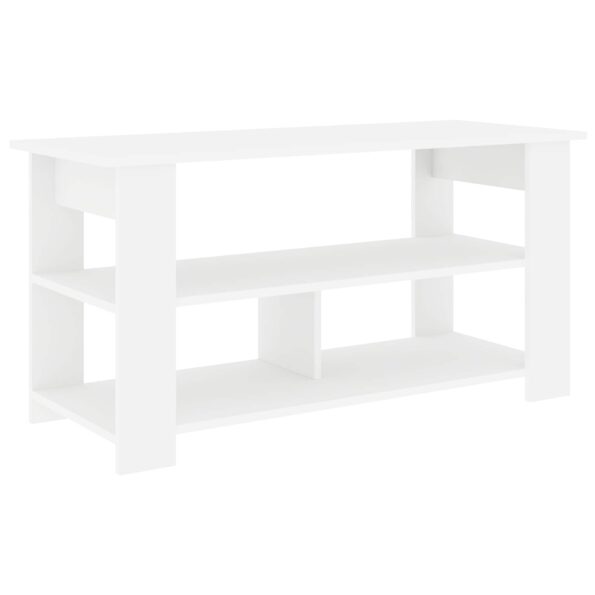 vidaXL Stojan na televízor Biela 100 x 40 x 50 cm – Obrázok 2