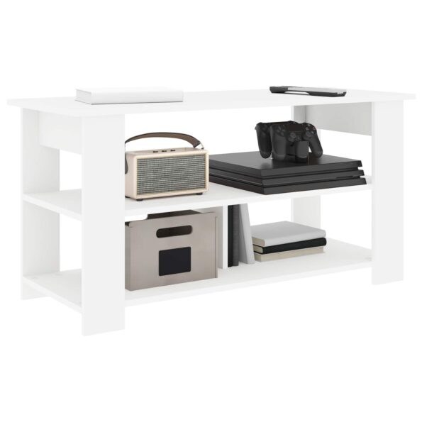 vidaXL Stojan na televízor Biela 100 x 40 x 50 cm – Obrázok 3
