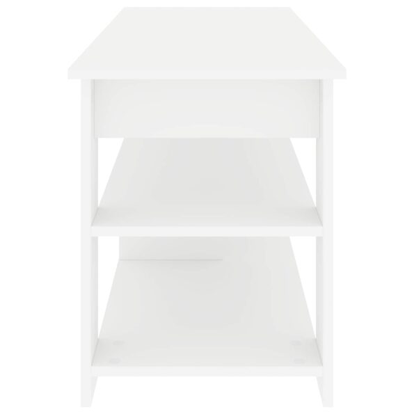 vidaXL Stojan na televízor Biela 100 x 40 x 50 cm – Obrázok 6