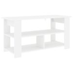 vidaXL Stojan na televízor Biela 100 x 40 x 50 cm – Obrázok 7