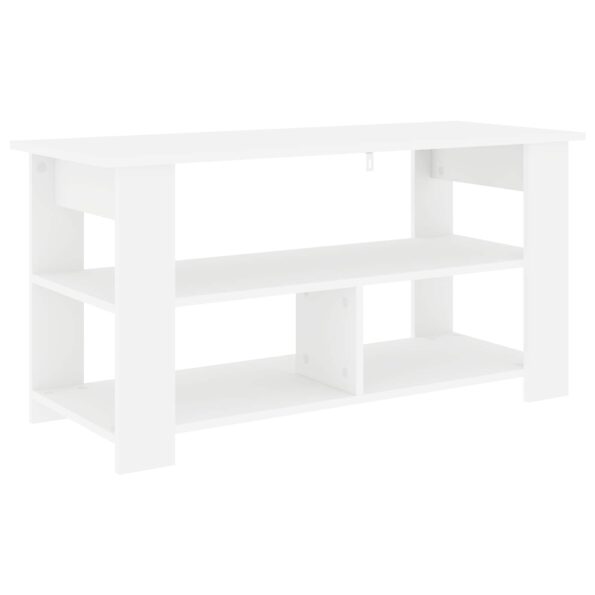 vidaXL Stojan na televízor Biela 100 x 40 x 50 cm – Obrázok 7