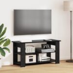 vidaXL Stojan na televízor Čierny dub 100 x 40 x 50 cm