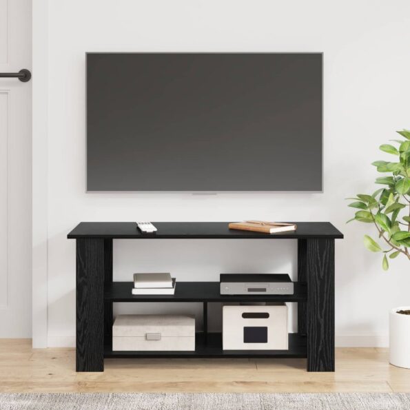 vidaXL Stojan na televízor Čierny dub 100 x 40 x 50 cm – Obrázok 4