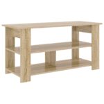 vidaXL Stojan na televízor Sonoma dub 100 x 40 x 50 cm – Obrázok 2