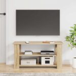 vidaXL Stojan na televízor Sonoma dub 100 x 40 x 50 cm – Obrázok 4