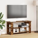 vidaXL Stojan na televízor Dymová dub 100 x 40 x 50 cm