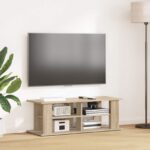vidaXL Stojan na televízor Sonoma dub 96 x 35 x 33,5 cm – Obrázok 8