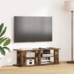 vidaXL Stojan na televízor Dymová dub 96 x 35 x 33,5 cm